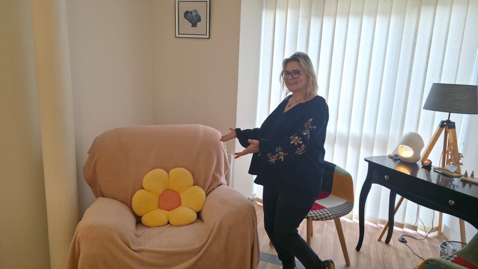 fauteuil au cabinet L'Échappée Zen de Valérie Juge à Beauvais
